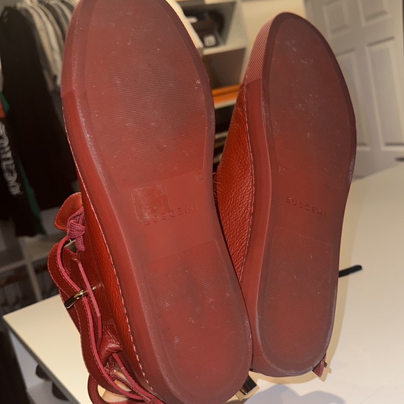 Buscemi Alce High-Top Sneakers Red Men’s Size EU 43/US10 - Picture 4 of 5